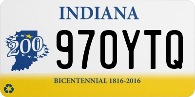 IN license plate 970YTQ