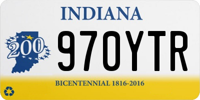 IN license plate 970YTR
