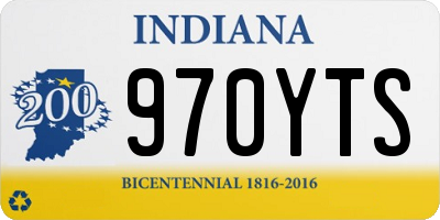 IN license plate 970YTS