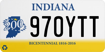 IN license plate 970YTT