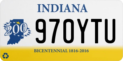 IN license plate 970YTU