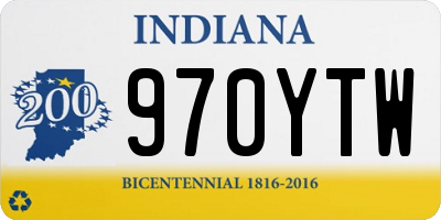 IN license plate 970YTW
