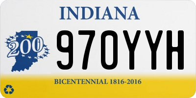 IN license plate 970YYH