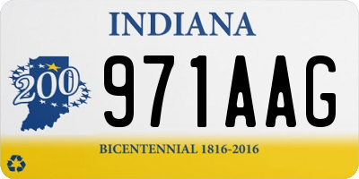 IN license plate 971AAG