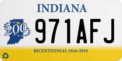 IN license plate 971AFJ