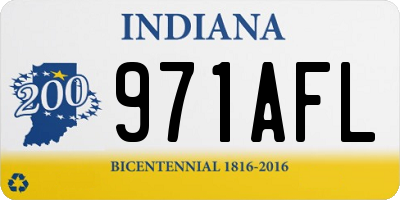 IN license plate 971AFL