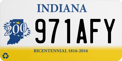 IN license plate 971AFY