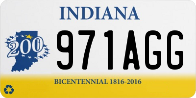 IN license plate 971AGG