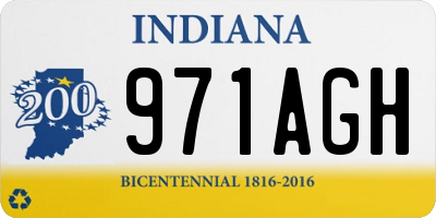 IN license plate 971AGH