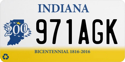 IN license plate 971AGK