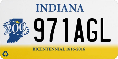 IN license plate 971AGL