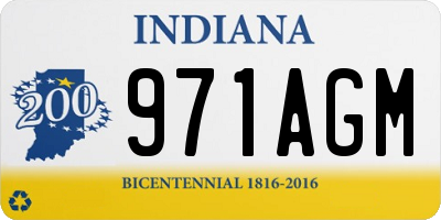 IN license plate 971AGM