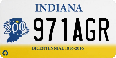 IN license plate 971AGR