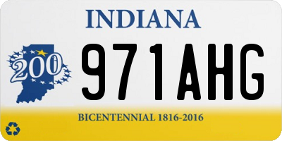 IN license plate 971AHG