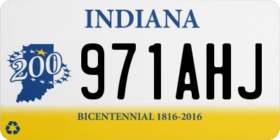 IN license plate 971AHJ