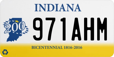 IN license plate 971AHM