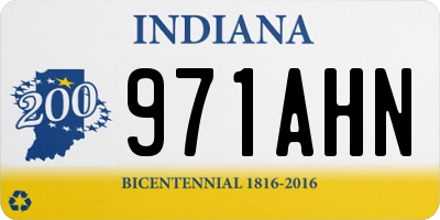 IN license plate 971AHN