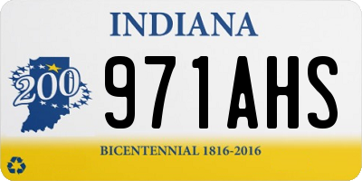 IN license plate 971AHS