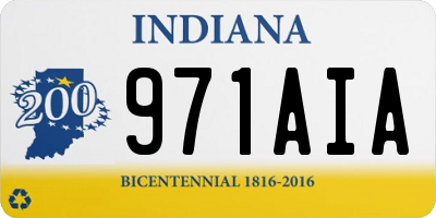 IN license plate 971AIA