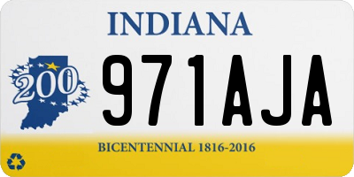 IN license plate 971AJA