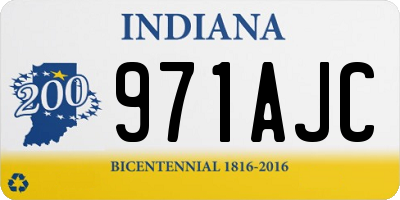 IN license plate 971AJC