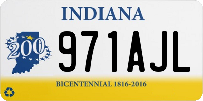 IN license plate 971AJL