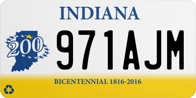 IN license plate 971AJM