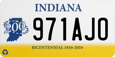 IN license plate 971AJO
