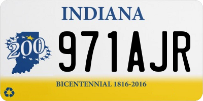 IN license plate 971AJR