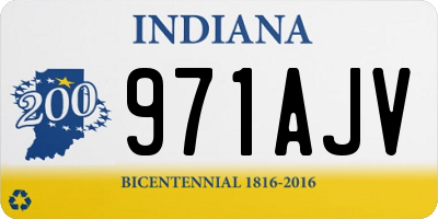 IN license plate 971AJV
