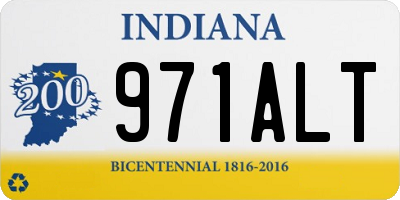 IN license plate 971ALT