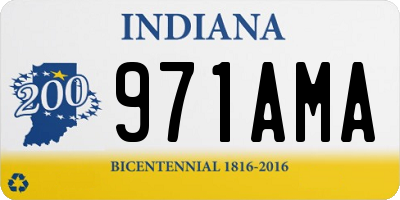 IN license plate 971AMA