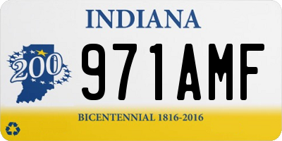 IN license plate 971AMF