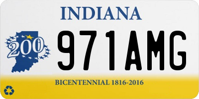 IN license plate 971AMG