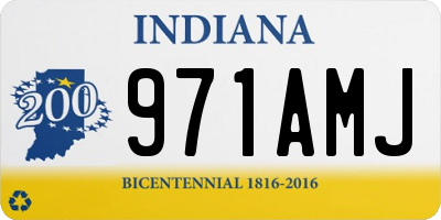 IN license plate 971AMJ