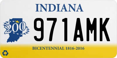 IN license plate 971AMK