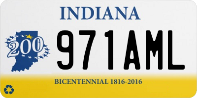 IN license plate 971AML