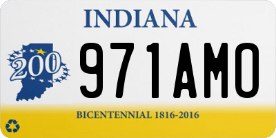 IN license plate 971AMO