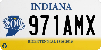 IN license plate 971AMX