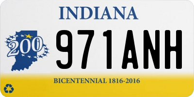 IN license plate 971ANH