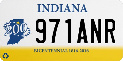 IN license plate 971ANR