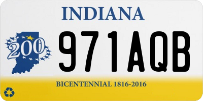 IN license plate 971AQB