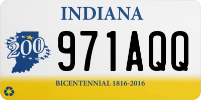 IN license plate 971AQQ