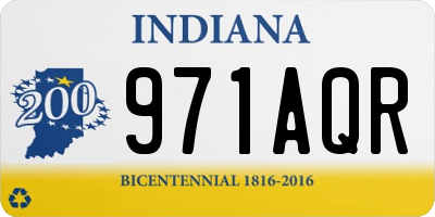 IN license plate 971AQR