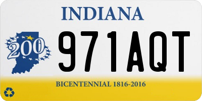 IN license plate 971AQT