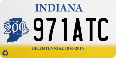 IN license plate 971ATC