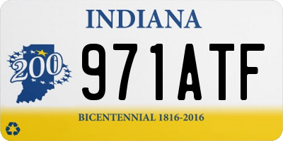 IN license plate 971ATF