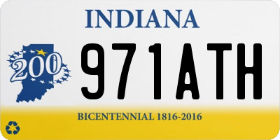 IN license plate 971ATH
