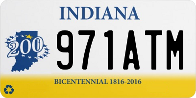 IN license plate 971ATM