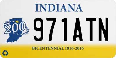 IN license plate 971ATN